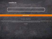 Tablet Screenshot of camelbak.de